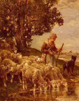 unknow artist Sheep 152 France oil painting art